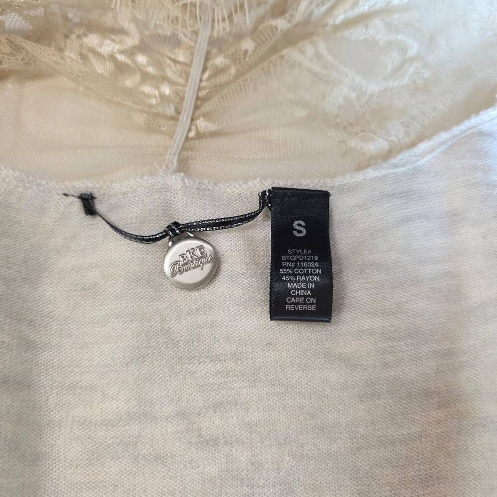 Maurices Long Open Front Striped Duster Cardigan M - Picture 5 of 7